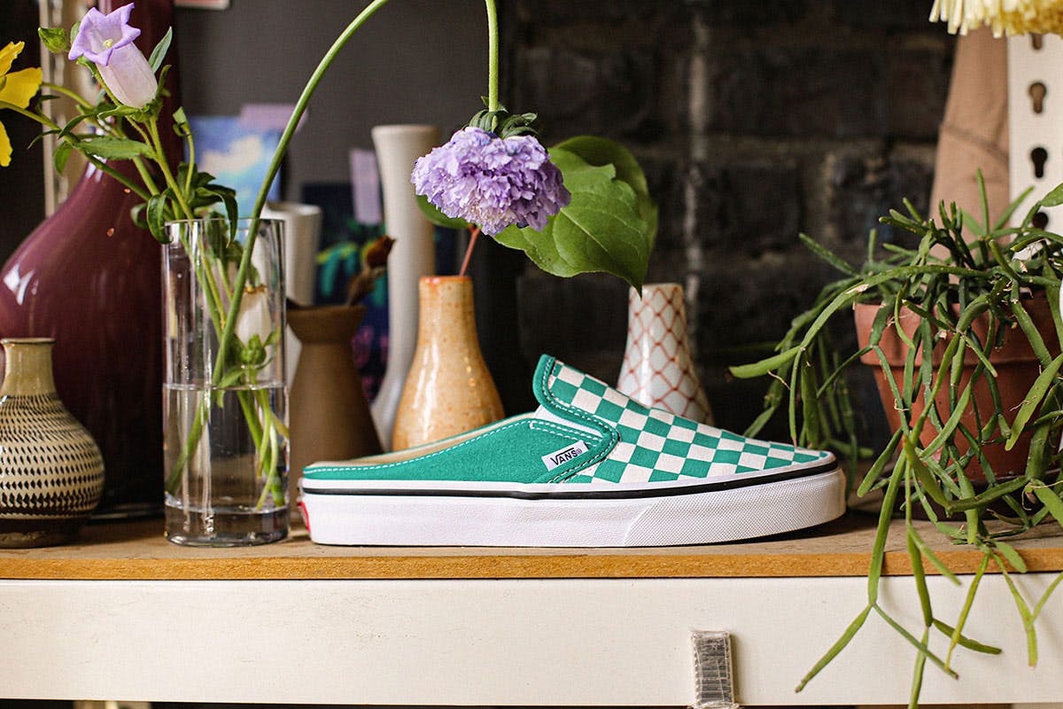 vans old skool slip on mule
